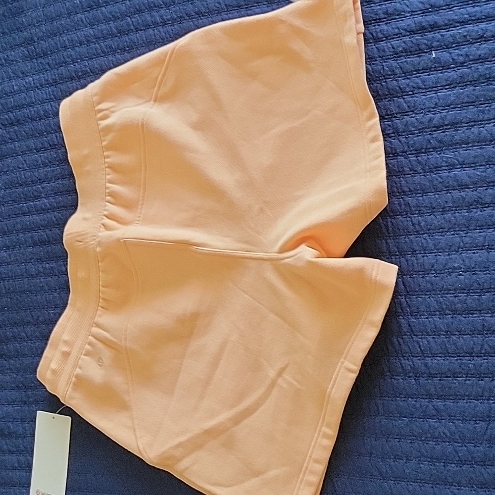 Lululemon  Orange Athletic Shorts with Relaxed Fit - Picture 6 of 6
